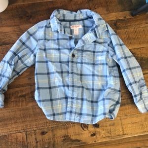 Cat & Jack Button Up Long Sleeve